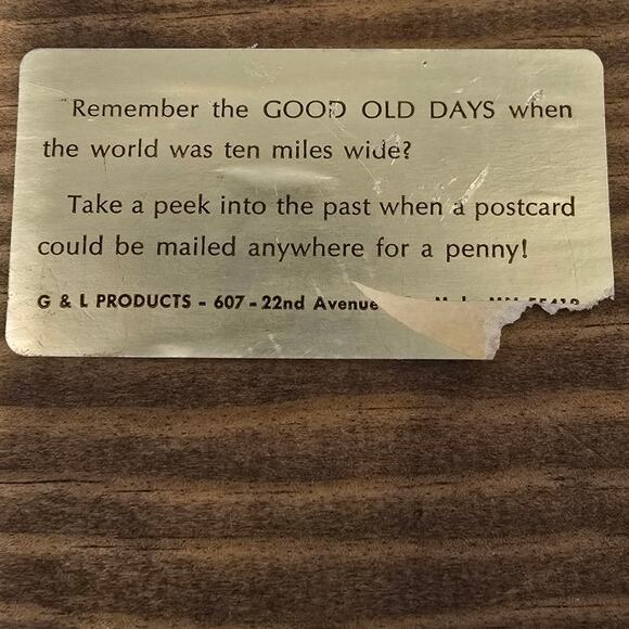 Mounted Steam Train Post Card by G&L‎ Products - Picture 4 of 4